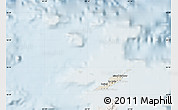 Shaded Relief Map of Anguilla, lighten