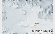 Shaded Relief Map of Anguilla, lighten, semi-desaturated