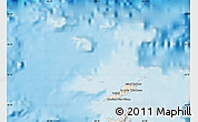 Shaded Relief Map of Anguilla, semi-desaturated, land only