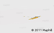 Political Panoramic Map of Anguilla, cropped outside