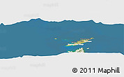 Satellite Panoramic Map of Anguilla, lighten, land only