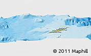 Satellite Panoramic Map of Anguilla, political outside