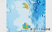 Political Map of Antigua and Barbuda, physical outside