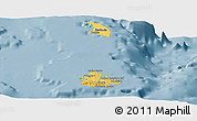 Savanna Style Panoramic Map of Antigua and Barbuda