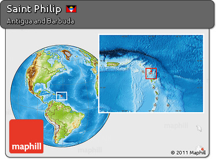 Physical Location Map of Saint Philip