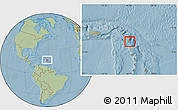 Savanna Style Location Map of Saint Philip, within the entire country, hill shading