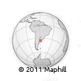 Outline Map of Canuelas