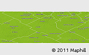Physical Panoramic Map of Canuelas