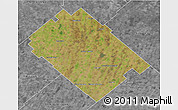 Satellite 3D Map of Carlos Tejedor, desaturated