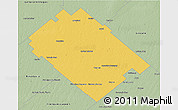 Savanna Style 3D Map of Carlos Tejedor