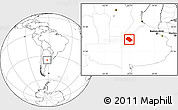 Blank Location Map of Carlos Tejedor