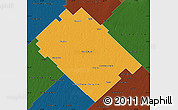 Political Map of Carlos Tejedor, darken