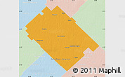 Political Map of Carlos Tejedor, lighten