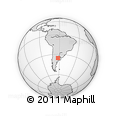Outline Map of Carlos Tejedor