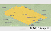 Savanna Style Panoramic Map of Carlos Tejedor
