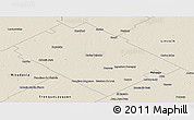 Shaded Relief Panoramic Map of Carlos Tejedor