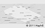 Silver Style Panoramic Map of Carlos Tejedor
