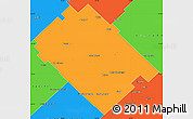Political Simple Map of Carlos Tejedor
