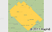 Savanna Style Simple Map of Carlos Tejedor