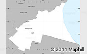 Gray Simple Map of Castelli