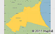 Savanna Style Simple Map of Castelli