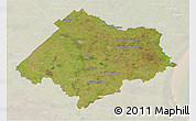 Satellite 3D Map of Chascomus, lighten