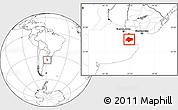 Blank Location Map of Chascomus