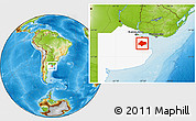 Physical Location Map of Chascomus, highlighted parent region