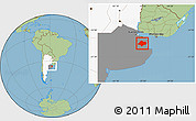 Savanna Style Location Map of Chascomus, highlighted country, highlighted parent region