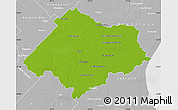 Physical Map of Chascomus, lighten, desaturated