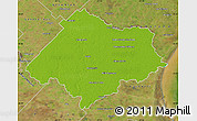 Physical Map of Chascomus, satellite outside
