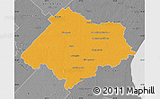 Political Map of Chascomus, desaturated