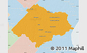 Political Map of Chascomus, lighten