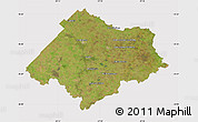 Satellite Map of Chascomus, cropped outside