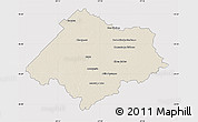 Shaded Relief Map of Chascomus, cropped outside