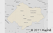 Shaded Relief Map of Chascomus, desaturated