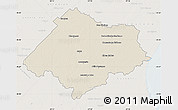 Shaded Relief Map of Chascomus, lighten
