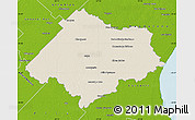 Shaded Relief Map of Chascomus, physical outside