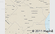 Shaded Relief Map of Chascomus