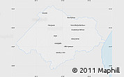 Silver Style Map of Chascomus, single color outside