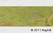 Satellite Panoramic Map of Chascomus
