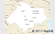 Classic Style Simple Map of Chascomus