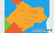 Political Simple Map of Chascomus