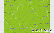 Physical Map of Chivilcoy