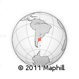 Outline Map of Coronel Dorrego