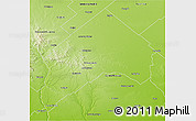 Physical 3D Map of Coronel Pringles