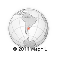 Outline Map of Coronel Pringles