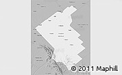 Gray 3D Map of Coronel Suarez