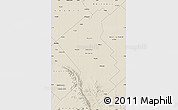 Shaded Relief Map of Coronel Suarez