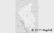 Silver Style Map of Coronel Suarez